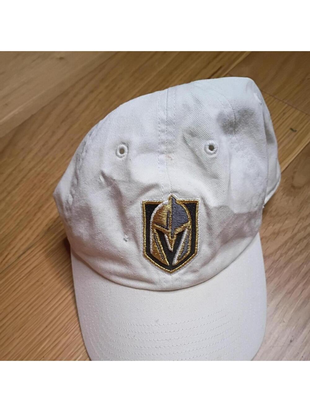 NHL Men's White and Cream Hat